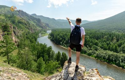 Экскурсия "Тропа предков", маршрут по берегу реки Белый Июс