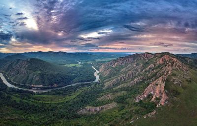 Экскурсия "Тропа предков", маршрут по берегу реки Белый Июс