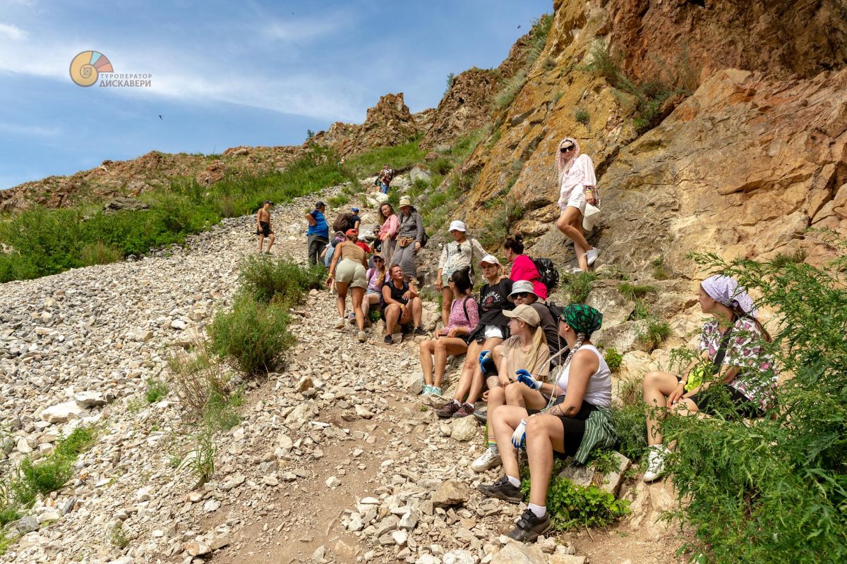 Экскурсия "Тропа предков", маршрут по берегу реки Белый Июс