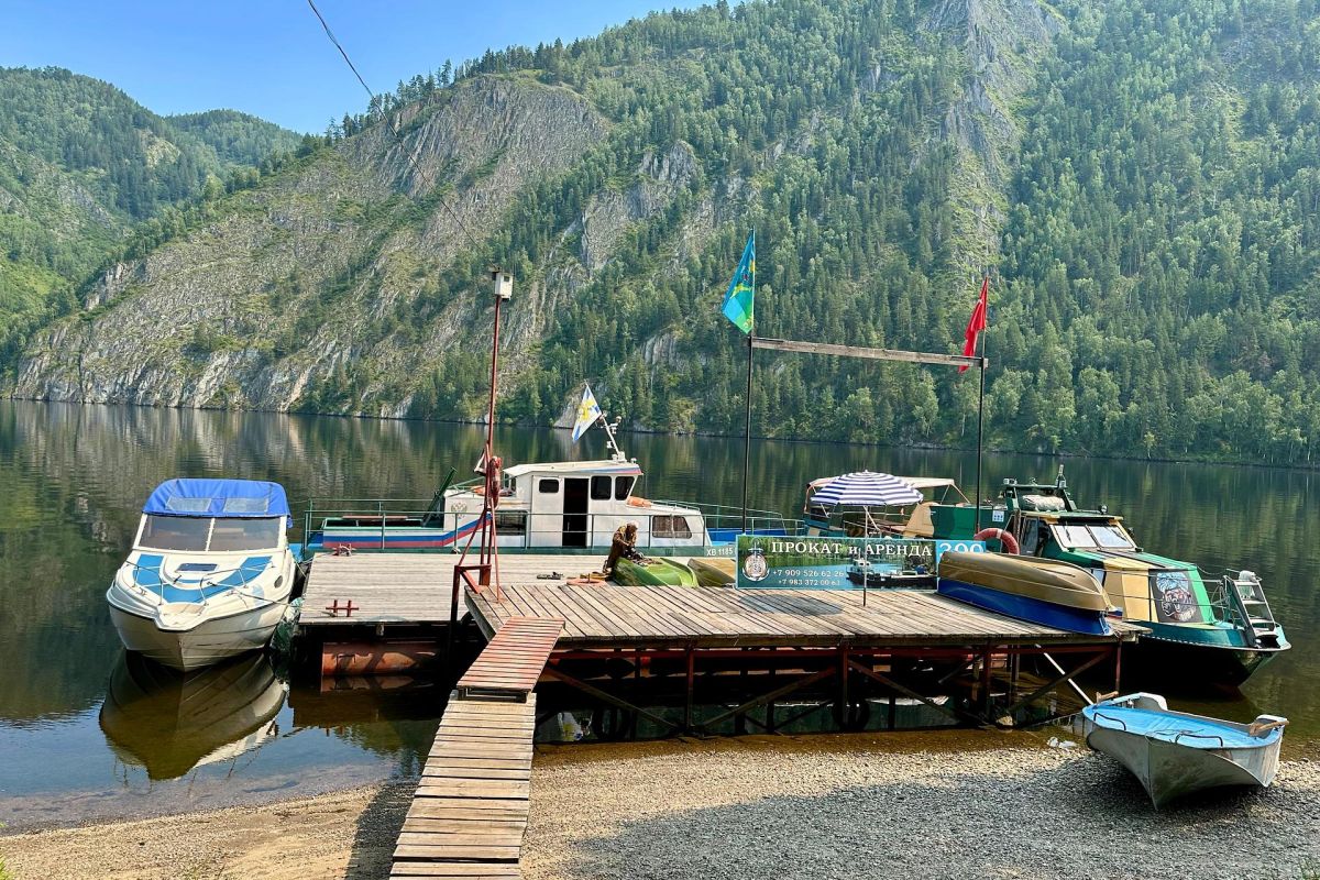 СШГЭС с отдыхом на Енисейском пирсе