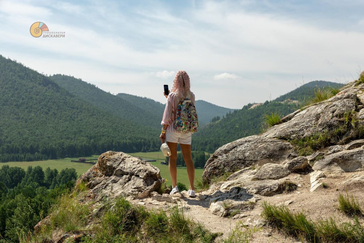Экскурсия "Тропа предков", маршрут по берегу реки Белый Июс