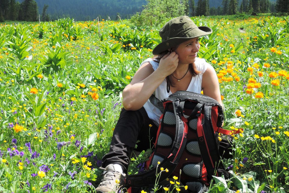 Висячий камень в парке "Ергаки"