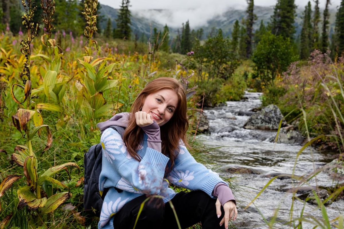 Висячий камень в парке "Ергаки"