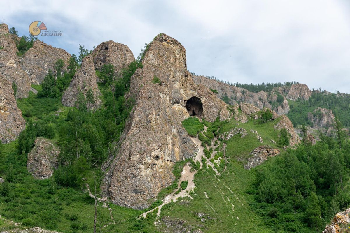 Экскурсия "Тропа предков", маршрут по берегу реки Белый Июс