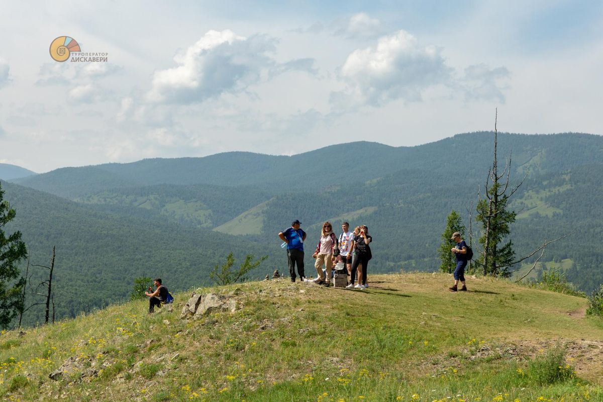 Экскурсия "Тропа предков", маршрут по берегу реки Белый Июс