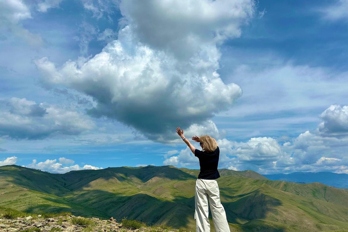 Потрясающие виды по дороге в Кызыл